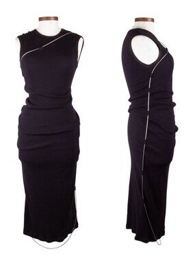 1017 ALYX 9SM BLACK METAL CABLE DRESS